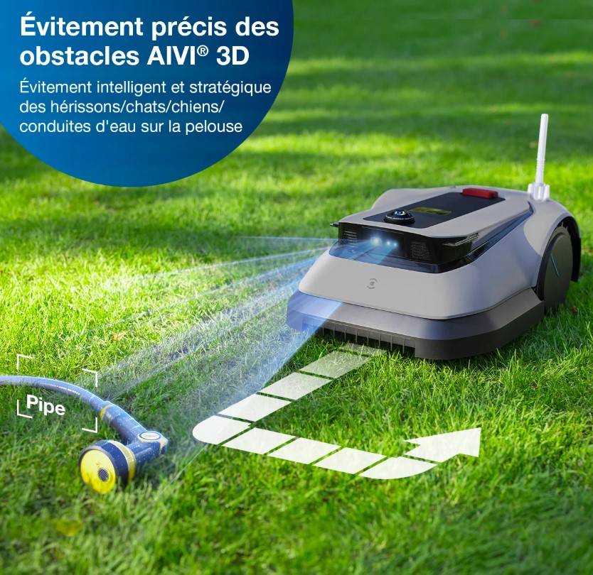 Ecovacs - Robot tondeuse GOAT G1-800 gris - ECOVACS - Image 8