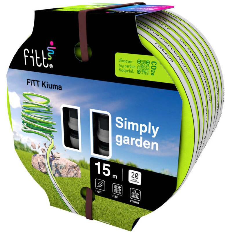 FITT Kiuma tuyau de jardin en plastique vert L.15 m - Fitt/comecap - Image 4