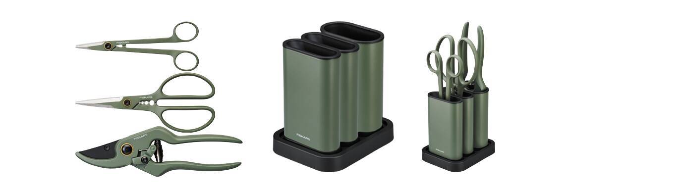 Fiskars - Kit de taille 3 outils avec support Plant care - Imagen 2