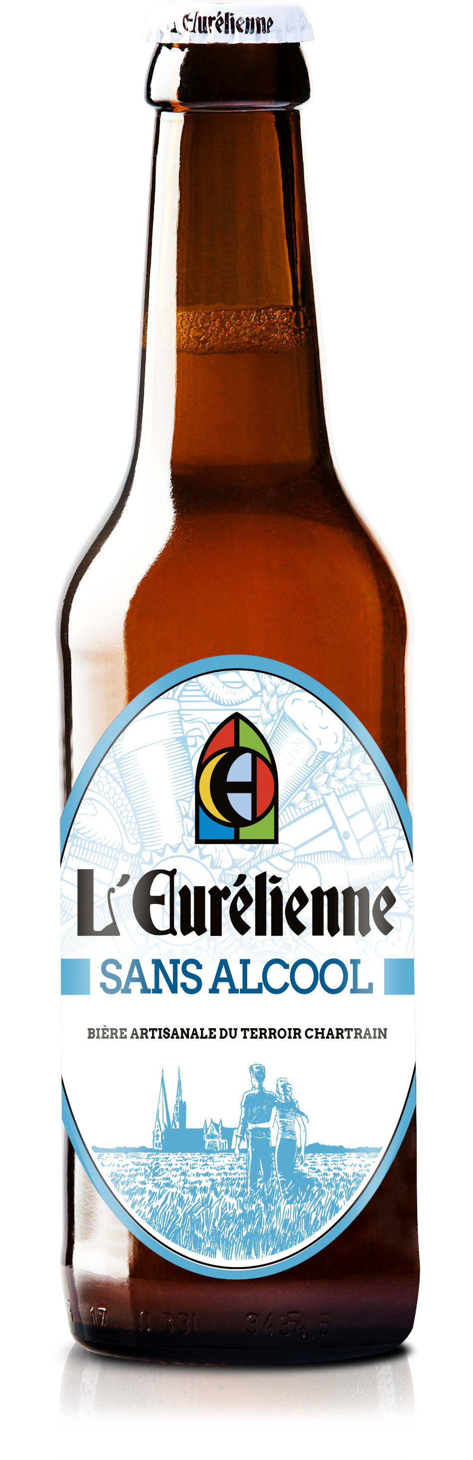 L'eurelienne - Cerveza sin alcohol 33 cl - L'Eurélienne