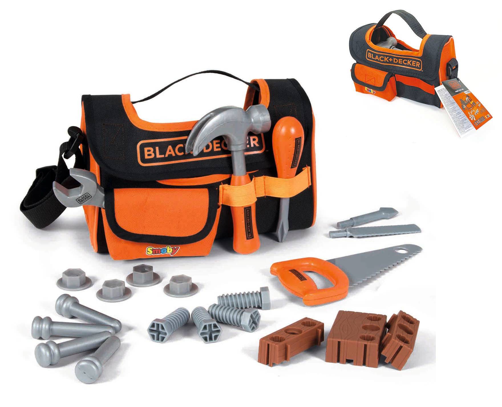 Smoby - Caisse à outils en tissu Black + Decker