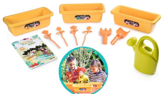 Smoby - Set de 3 jardinières et accessoires - Image 2