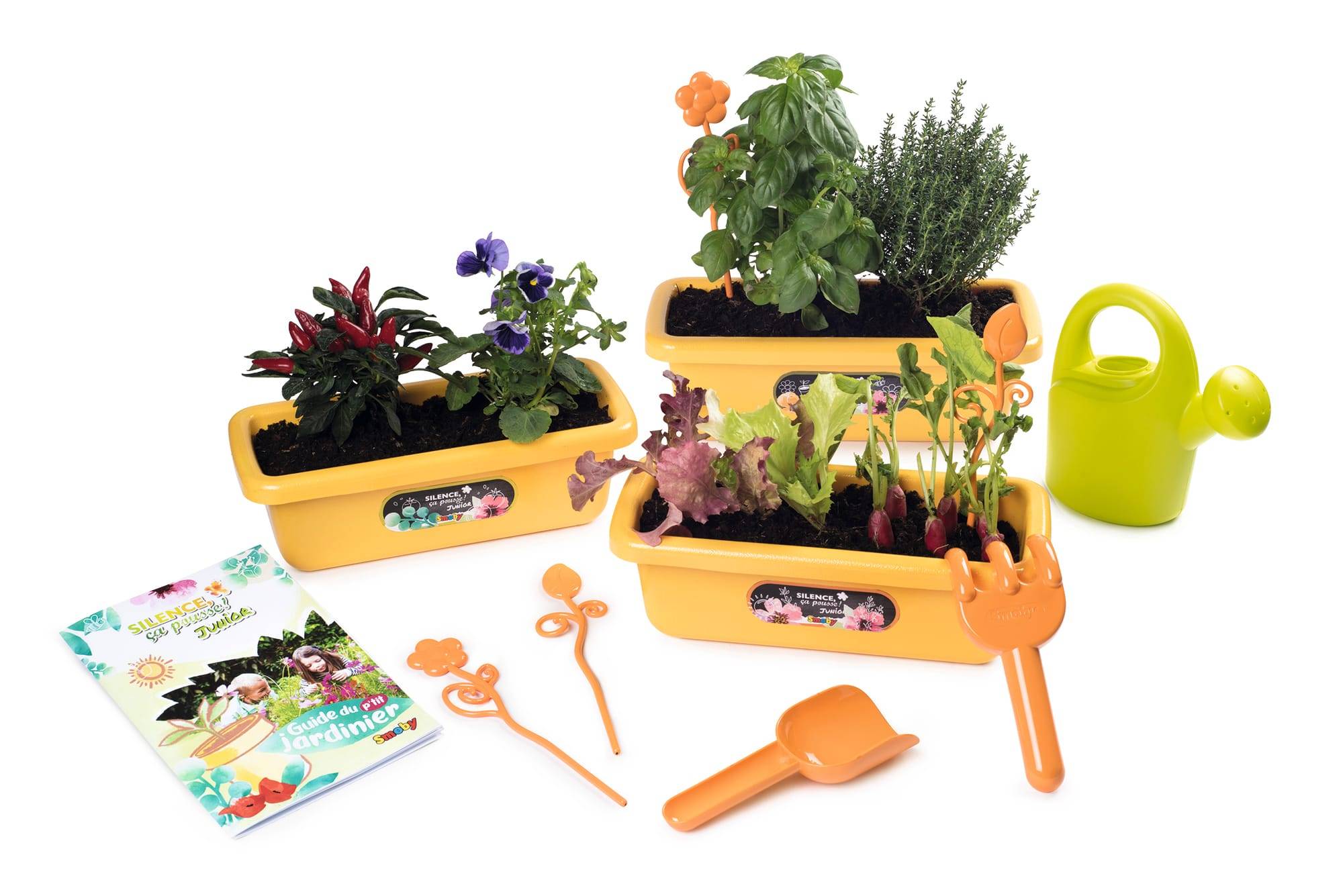 Smoby - Set de 3 jardinières et accessoires  - Image 1