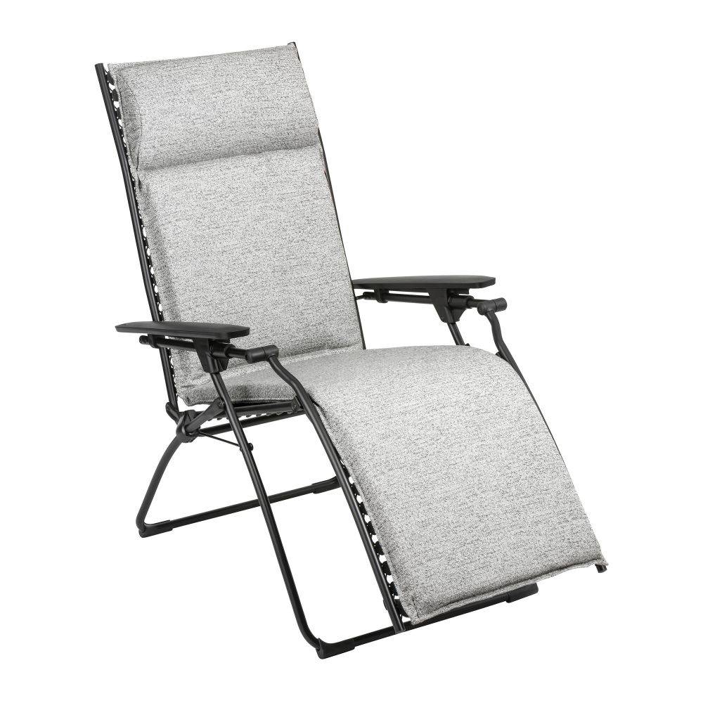 Lafuma-Mobilier - Fauteuil de jardin acier graphit Relax Lafuma Mobilier - Image 3