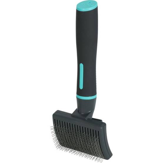 Brosse slicker rétractable ABS noir L.18.5 cm l.7.5 cm H.5.2 cm ép.5 cm S - Zolux - Image 4