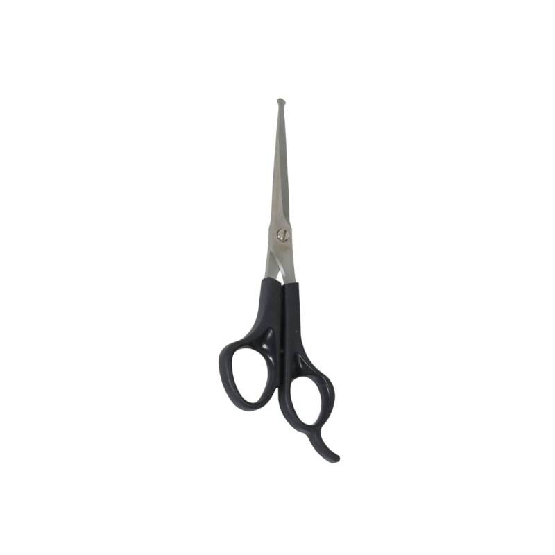 Ciseaux de toilettage Anah droit plastique noir L.16.8 cm - Zolux