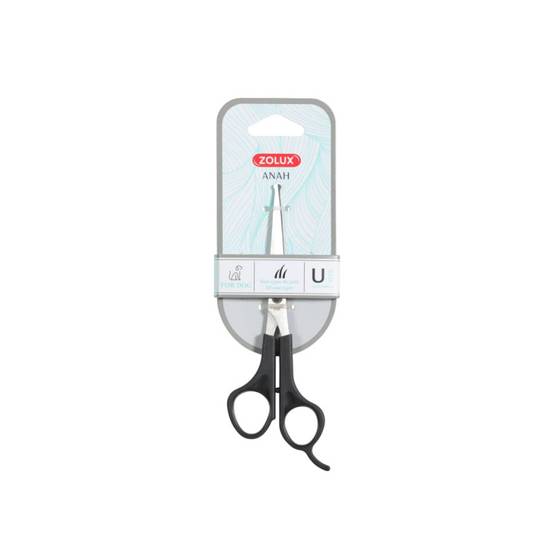 Ciseaux de toilettage Anah droit plastique noir L.16.8 cm - Zolux - Image 2