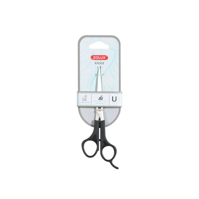 Ciseaux de toilettage Anah droit plastique noir L.16.8 cm - Zolux - Imagen 2