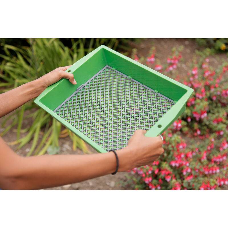 Spear & Jackson - Tamis plastique réglable vert L.36,5 cm l.27 cm H.7 cm - Spear & jackson - Imagen 2