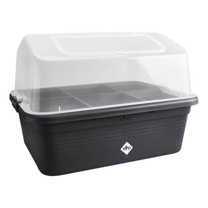 Bac à fleurs Green Basics Jardin de culture - plastique gris - L.66x48xH.29 cm - Elho - Imagen 1