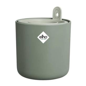 Pot de fleurs rond Amazing avocado plastique leaf green Ø16 cm - Elho