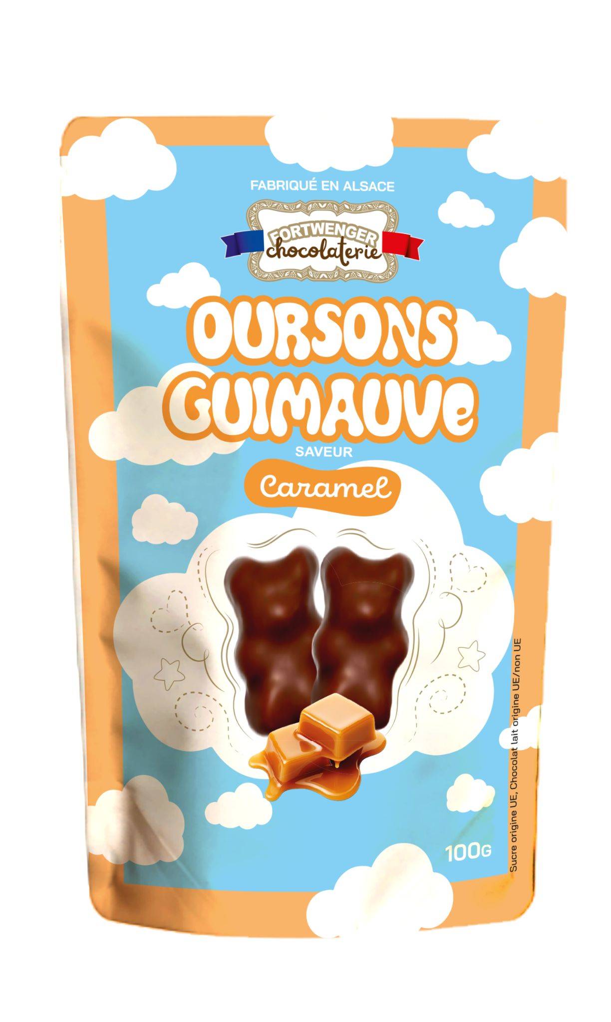 Fortwenger - Oursons guimauve caramel 100 g - Fortwenger