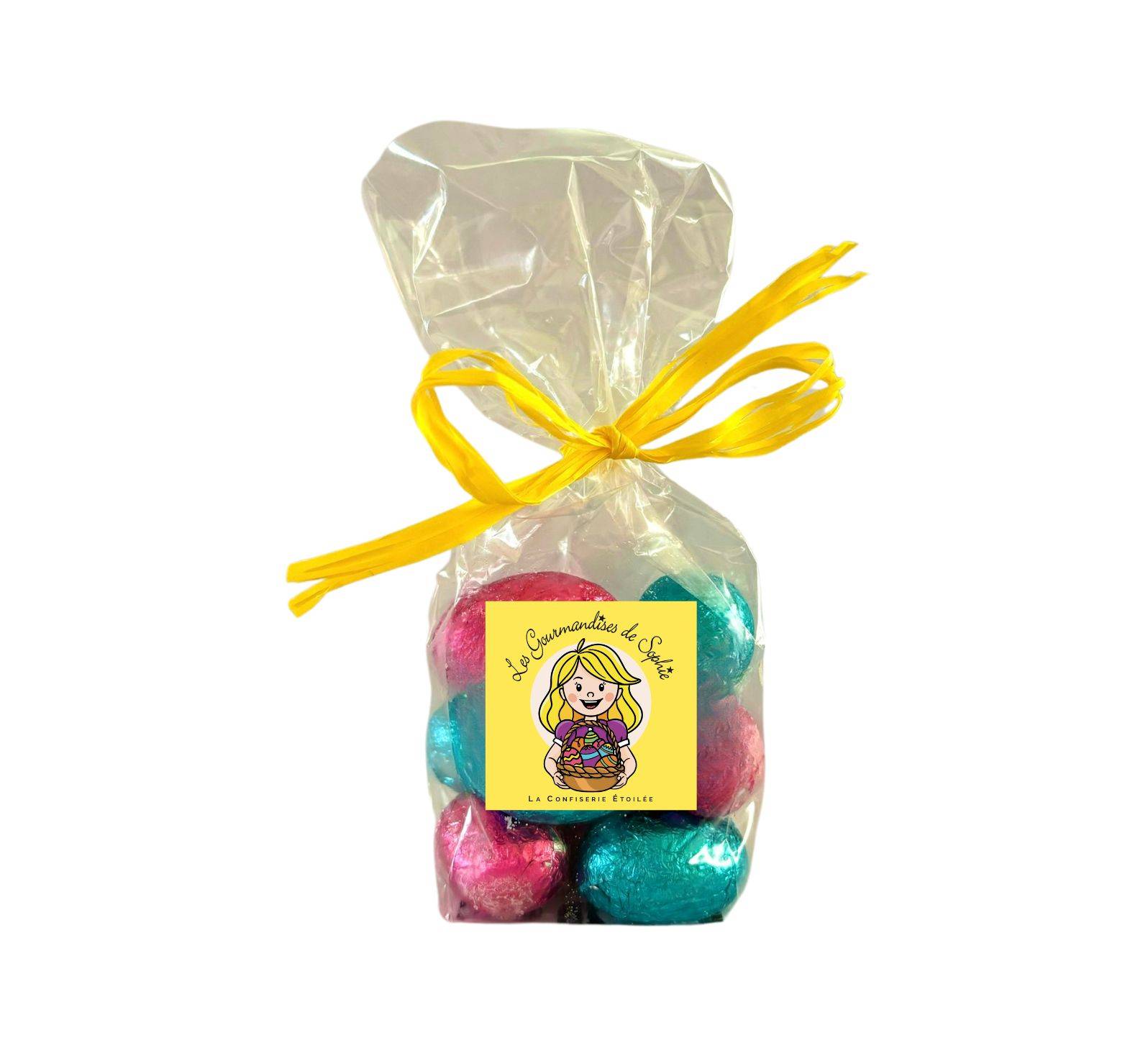 Les Gourmandises de Sophie - Micro bolsa huevos de chocolate 130 g - LES GOURMANDISES DE SOPHIE