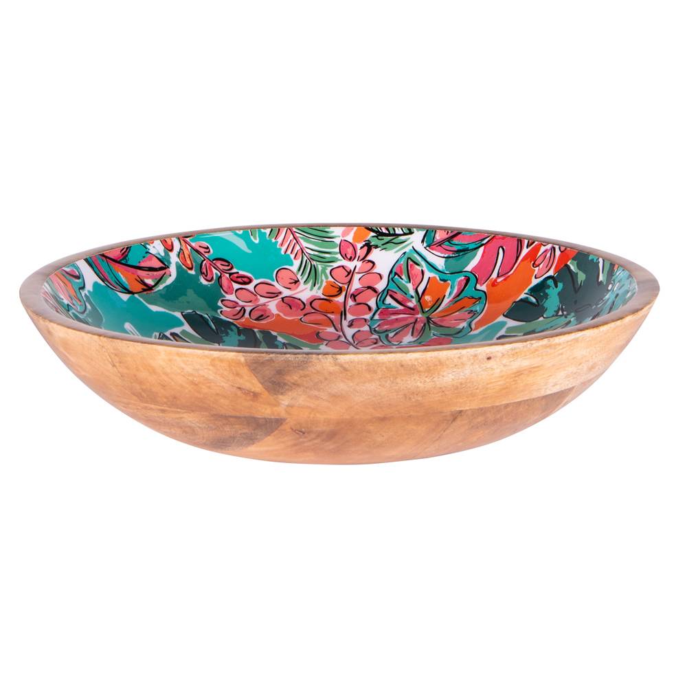 Coupe Florida en bois décoré Ø35.7 cm H.8 cm - Table passion - Image 1