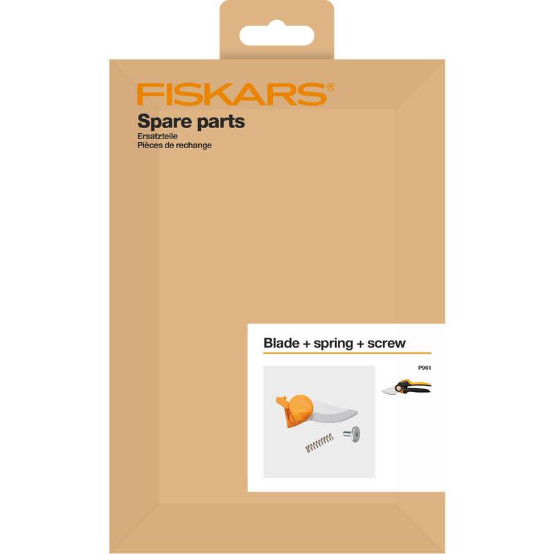 Fiskars - Kit lame, écrou et ressort pour sécateur X-series - FISKARS - Image 1