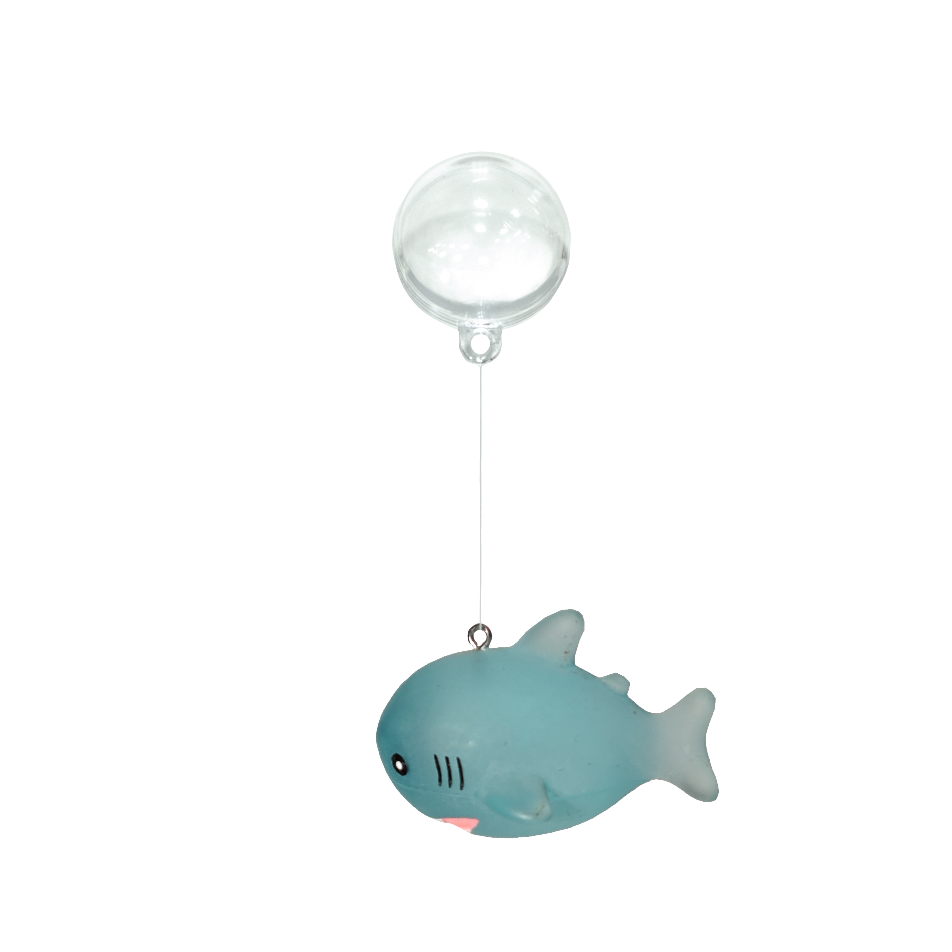 Labéo - Requin bleu avec bulle flottante - H.3,5 cm - Labéo