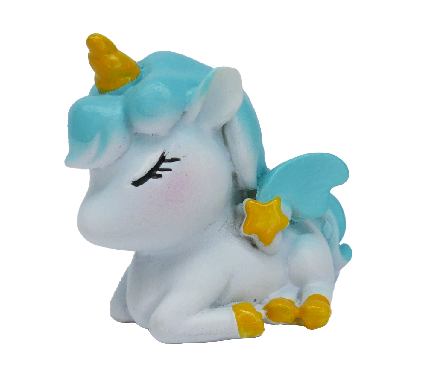 Labéo - Décor pour aquarium Licorne bleue - H.4 cm - Labéo - Image 1