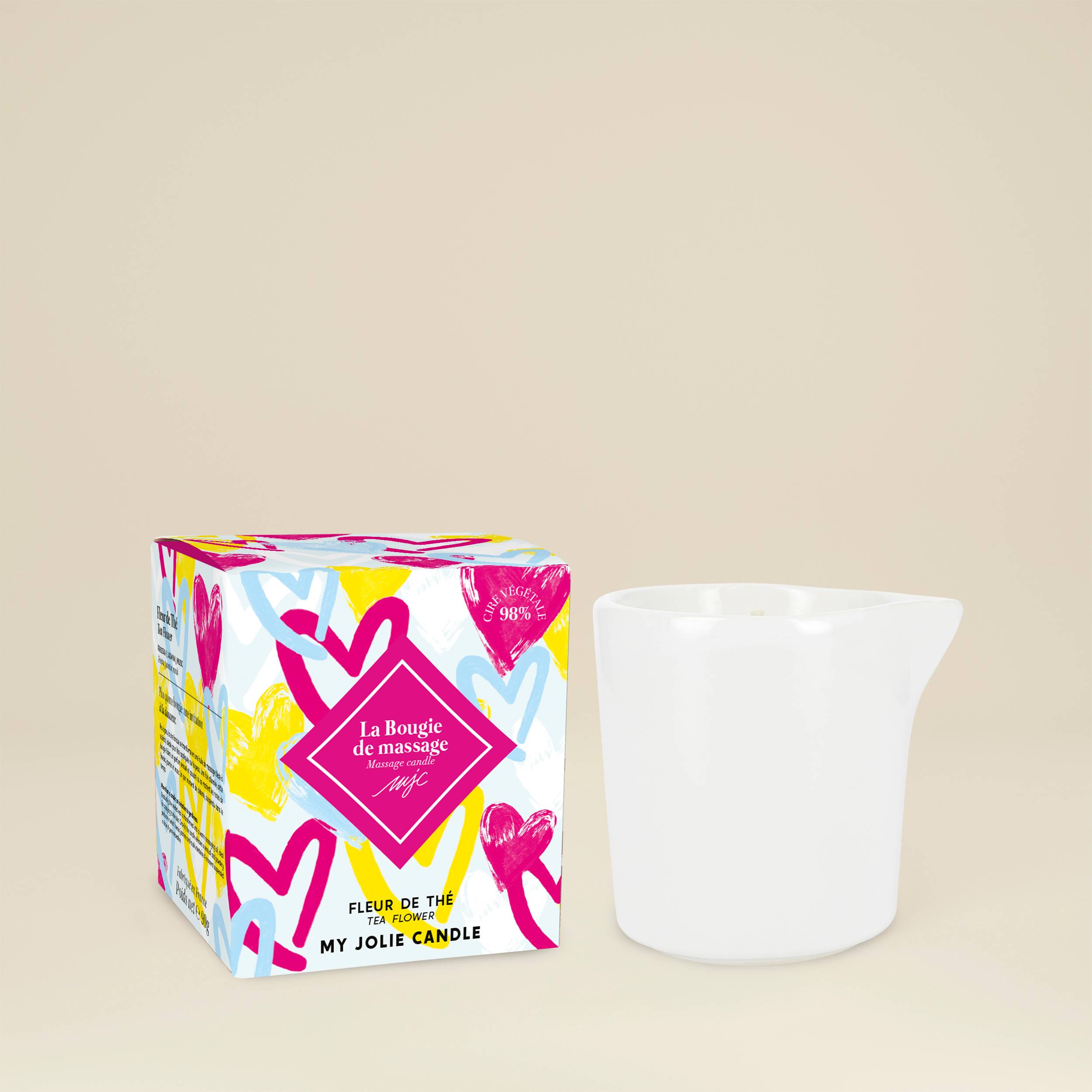 Produits Berger - Bougie Massage Fleur de Thé 90g
