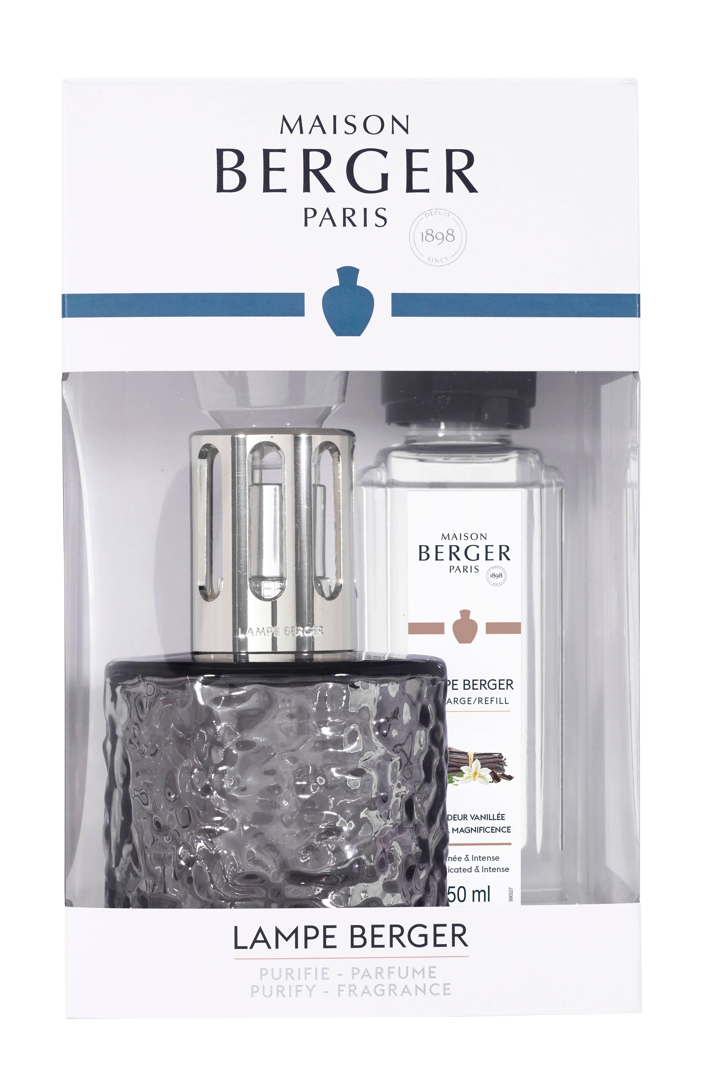 Produits Berger - Coffret Lampe Mirage Noire 250ml Splendeur Vanillée