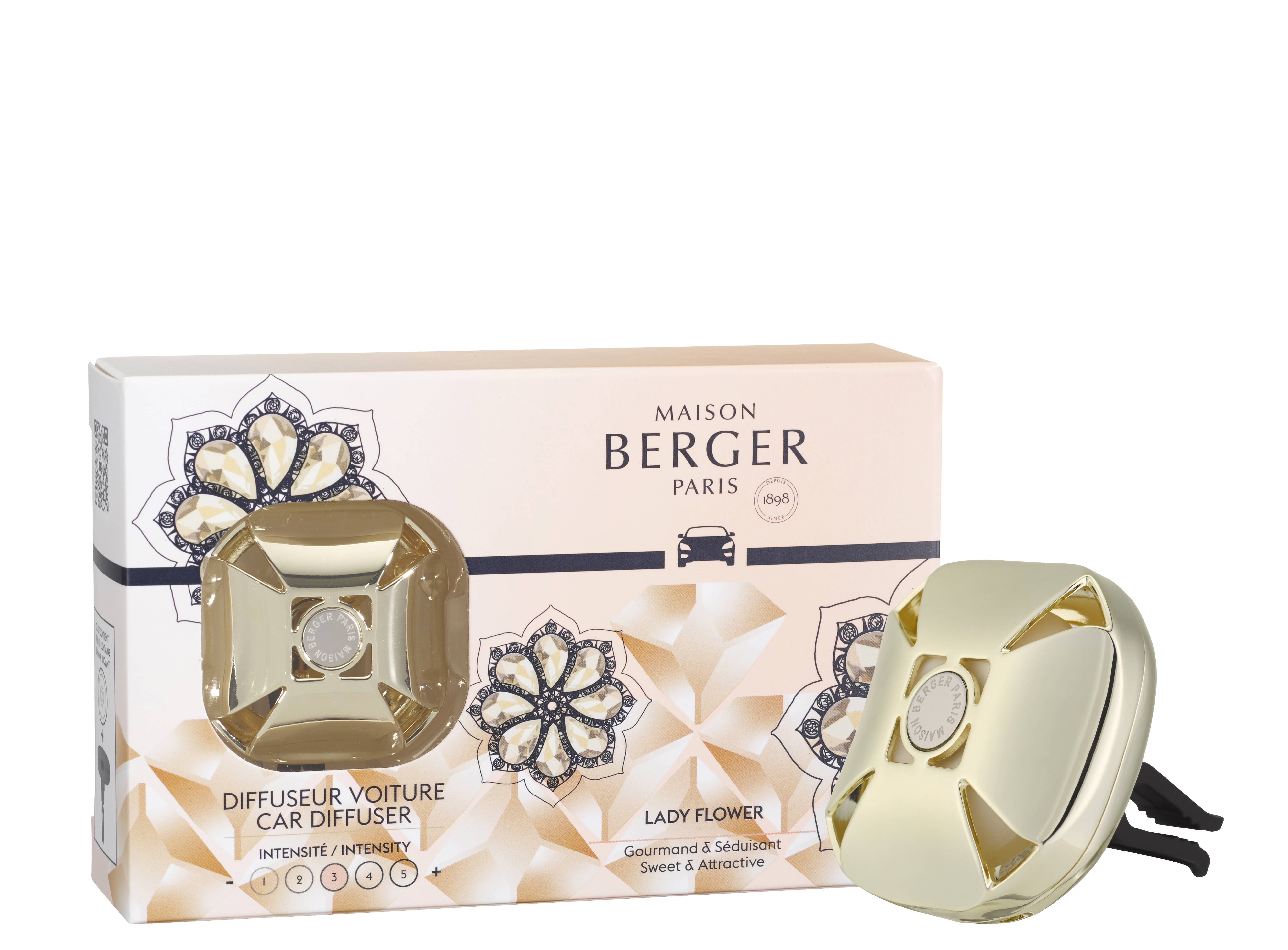 Produits Berger - Diffuseur Voiture Eternity Or Lady Flower