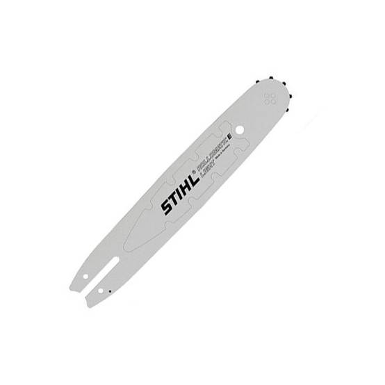 Guide-chaîne tronçonneuse acier blanc L.30 cm Modèle Rollomatic E Light - Stihl