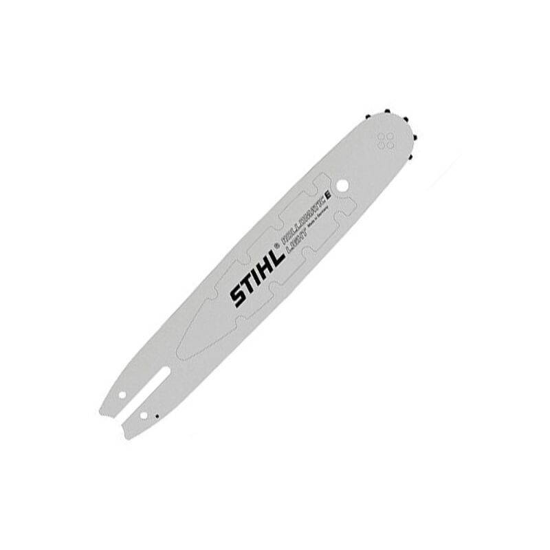Guide-chaîne tronçonneuse acier blanc L.30 cm Modèle Rollomatic E Light - Stihl