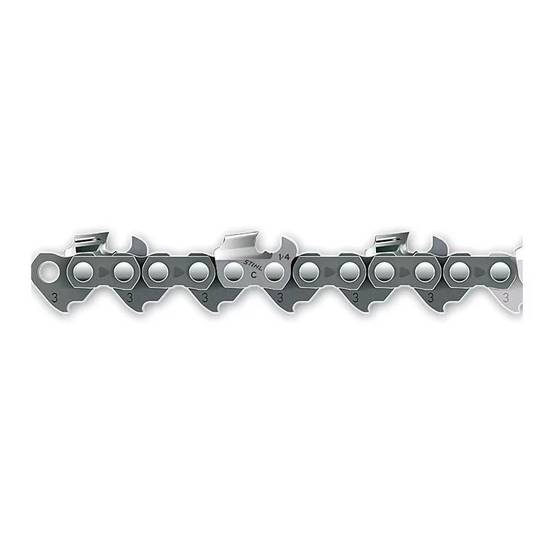 Chaîne tronçonneuse rapid micro métal argenté L.30 cm - Stihl - Image 1