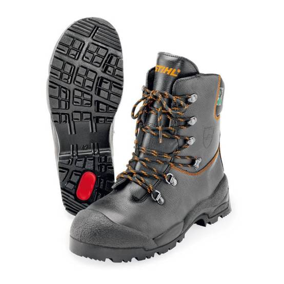 Chaussure cuir tronçonneuse beige H.20 cm Classe 1 - Stihl