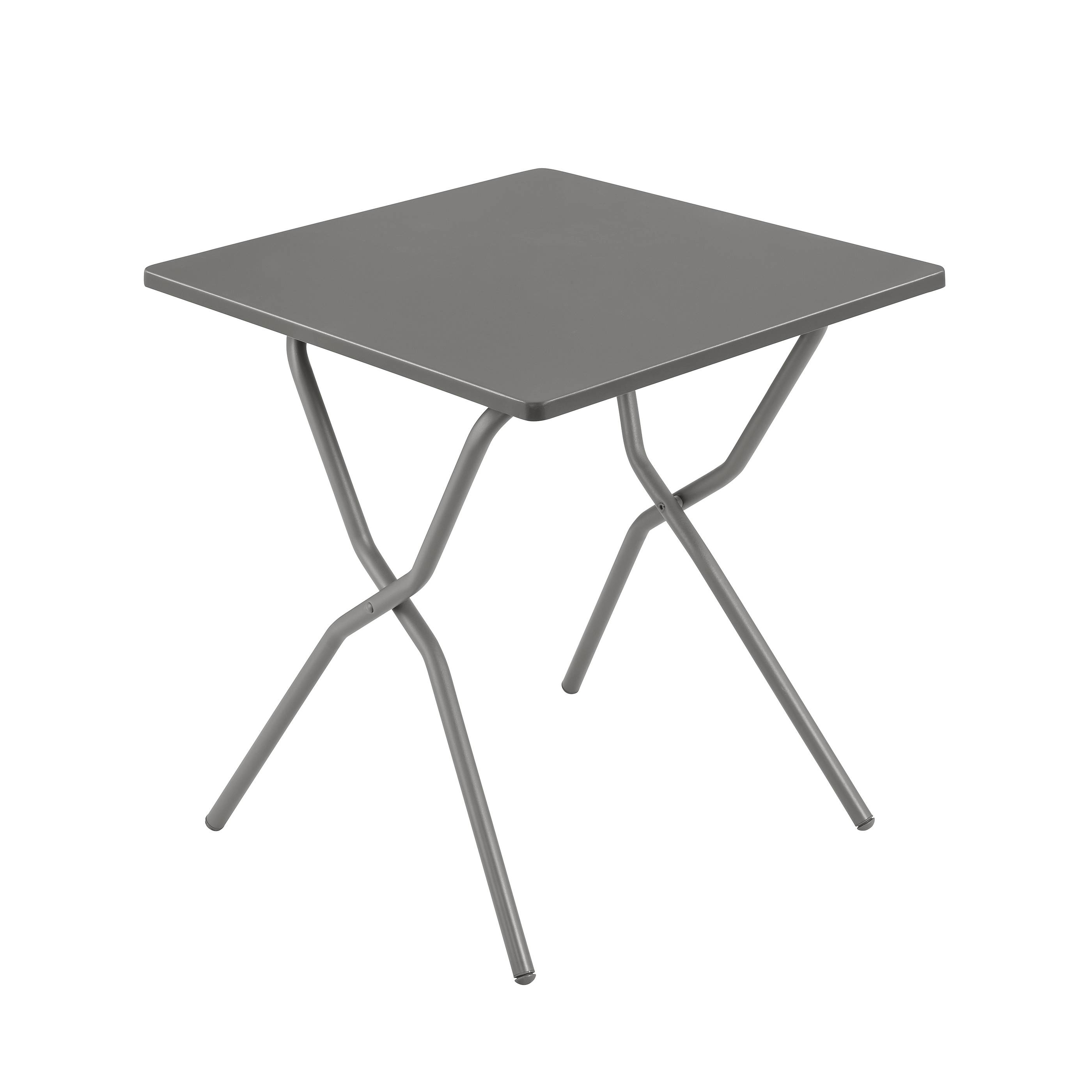Lafuma-Mobilier - Table de jardin carrée acier titane 2 personnes Balcony Lafuma Mobilier - Image 1