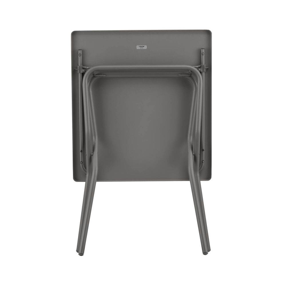 Lafuma-Mobilier - Table de jardin carrée acier titane 2 personnes Balcony Lafuma Mobilier - Image 2