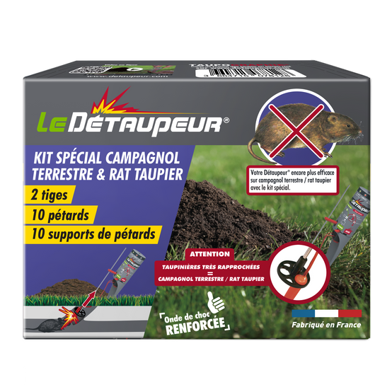 Le Detaupeur - Kit campagnol terrestre