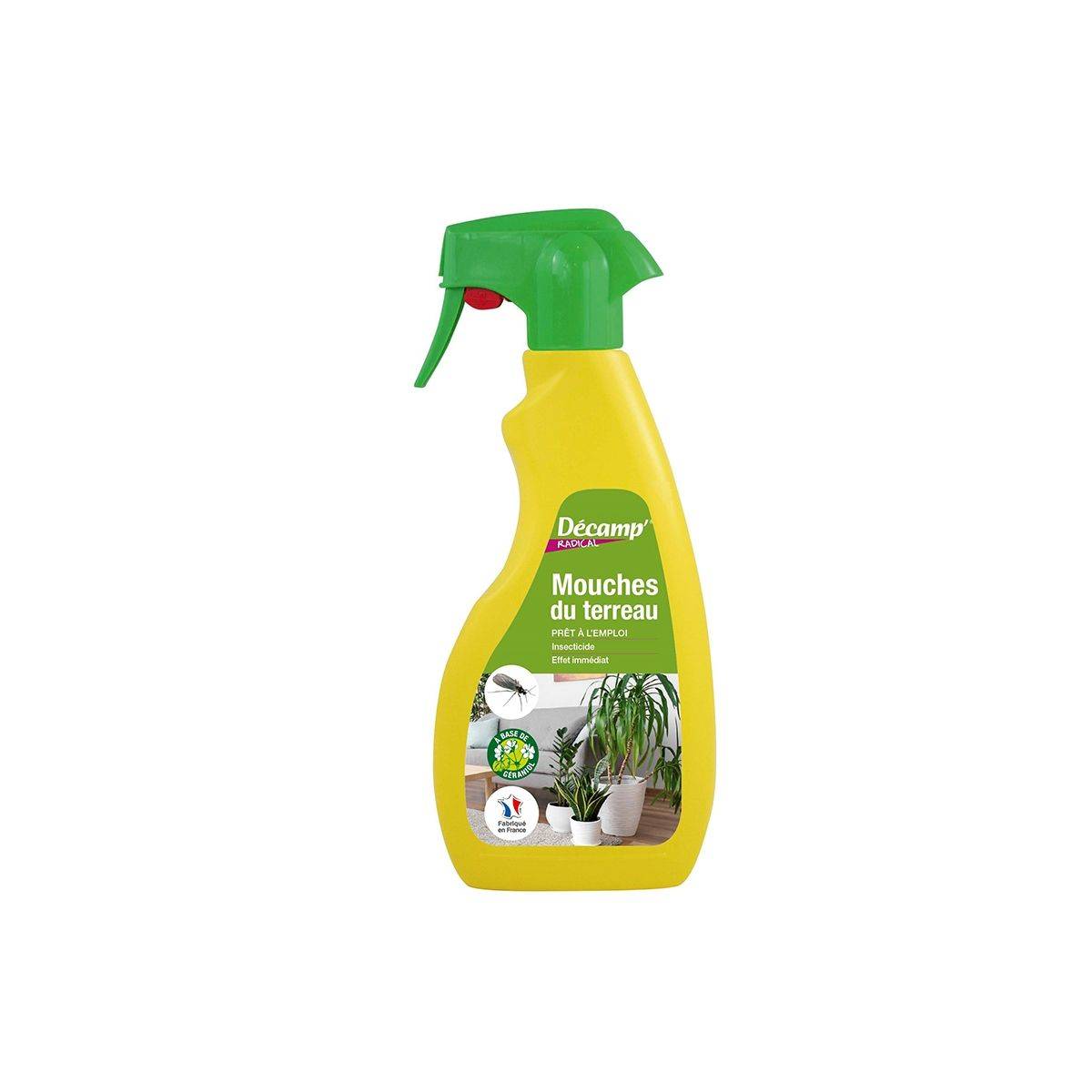 Traitement mouches du terreau spray 500 ml - Decamp