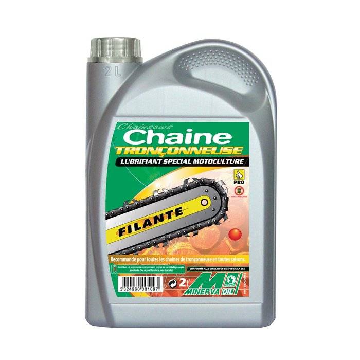 Minerva-Oil - Huile filante 6AD speciale chaine tronconneuse bidon 2L - MINERVA