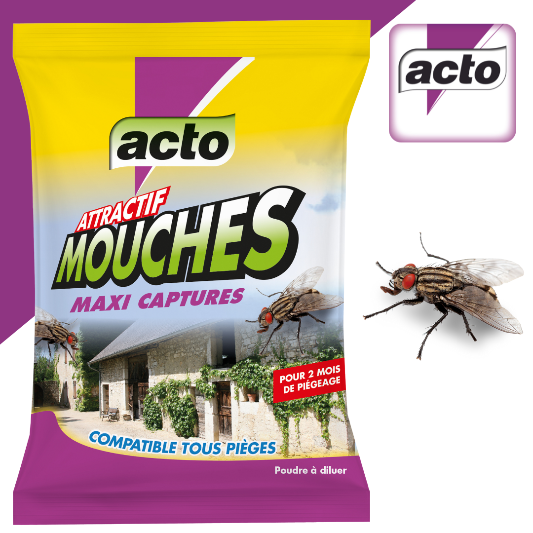 Acto - ATRAYENTE DE MOSCAS EN POLVO - Imagen 1