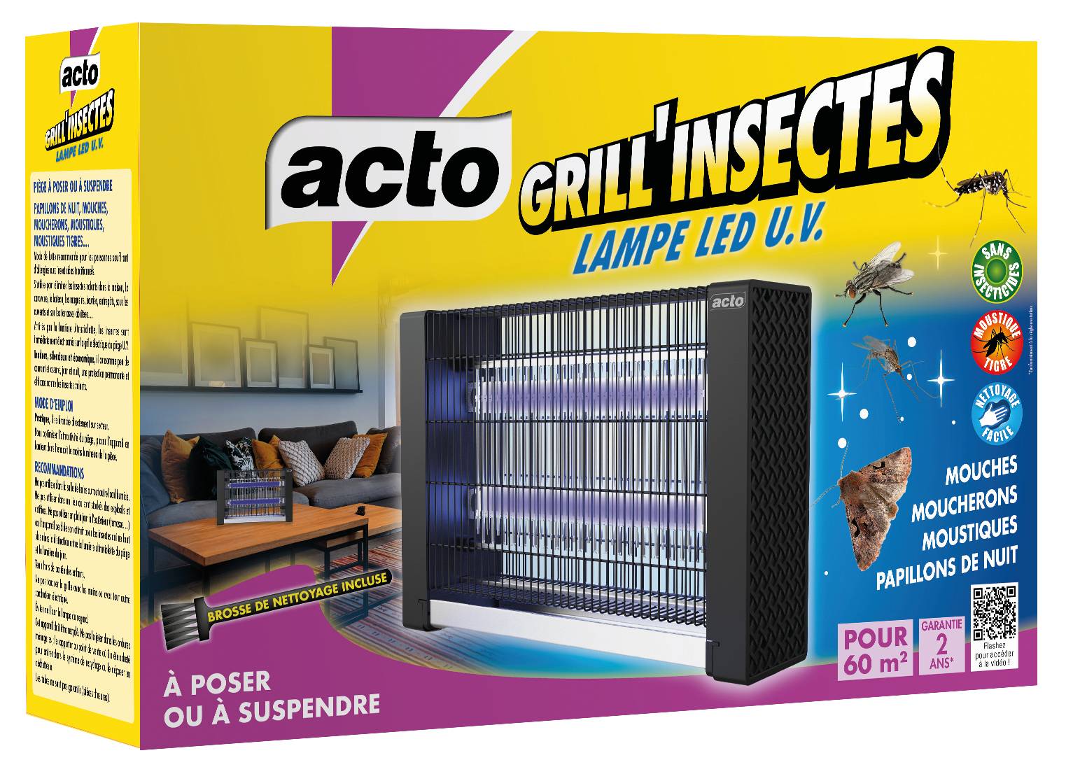 Acto - GRILL INSECTES GRAND FORMAT LAMPE U.V. - Image 6