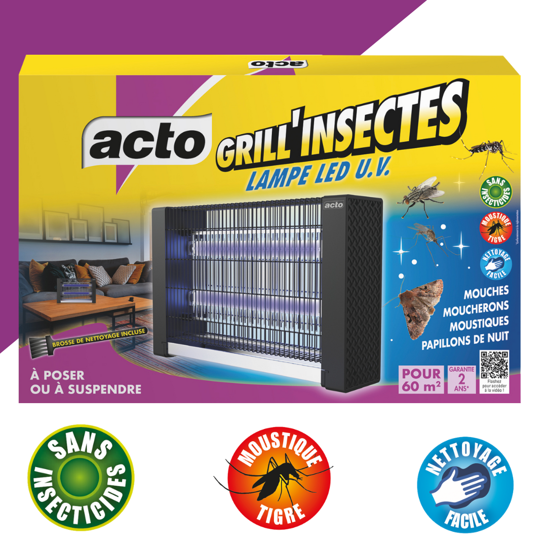 Acto - GRILL INSECTES GRAND FORMAT LAMPE U.V. - Image 1