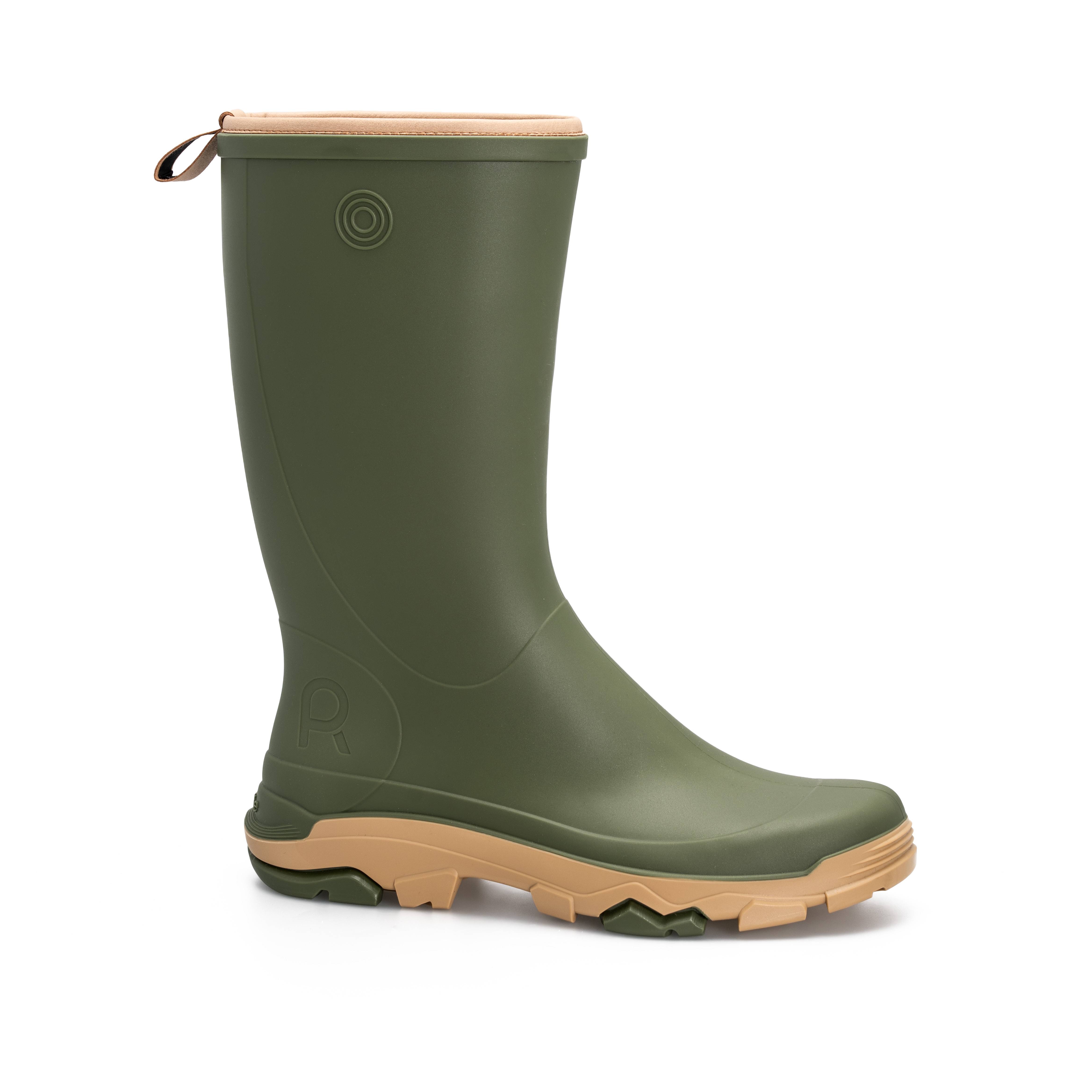 Rouchette - Botte en pvc bio sourcé Remoove fourrée kaki Taille 42/43- Rouchette