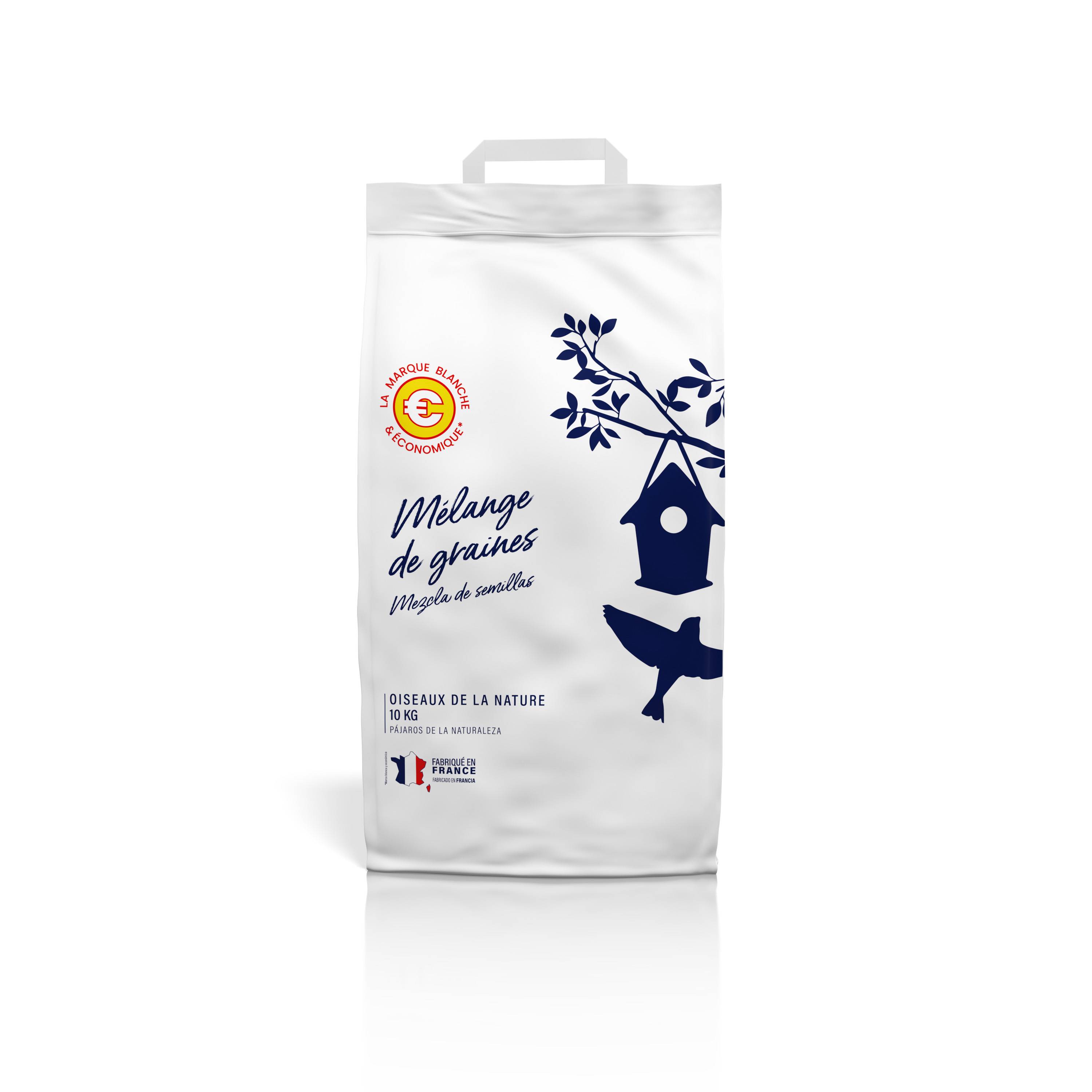 Marque Blanche et Economique - Mélange de graines 10 kg