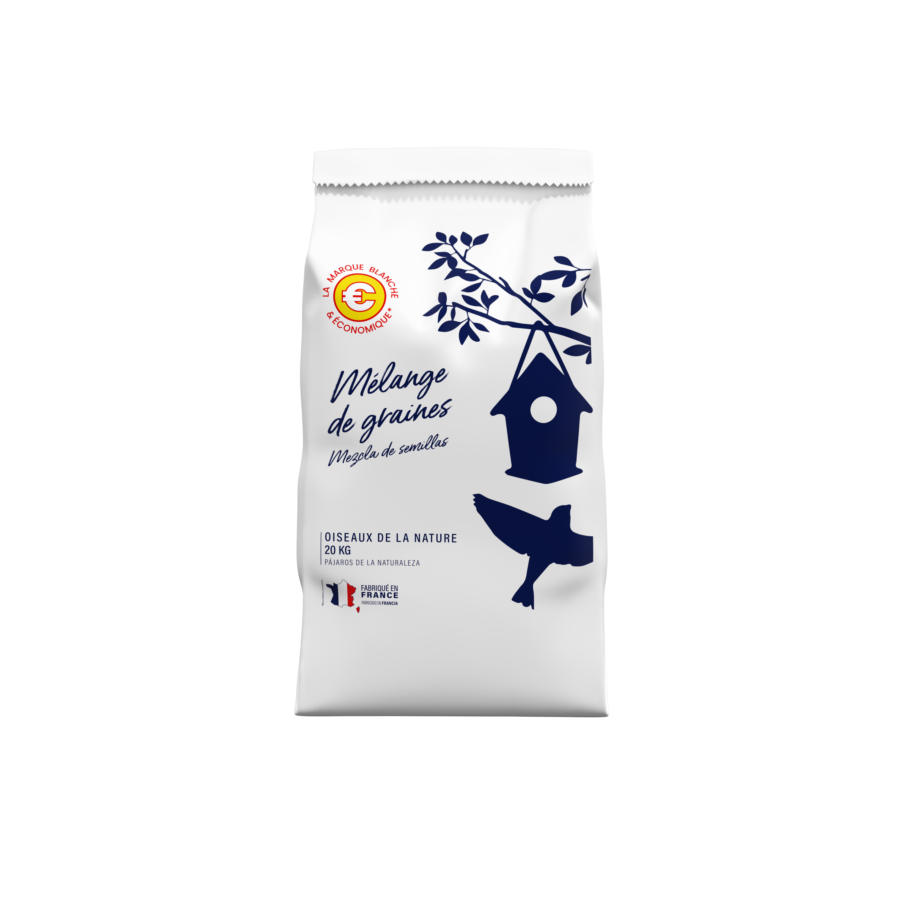 Marque Blanche et Economique - Mélange de graines 20 Kg - Image 1