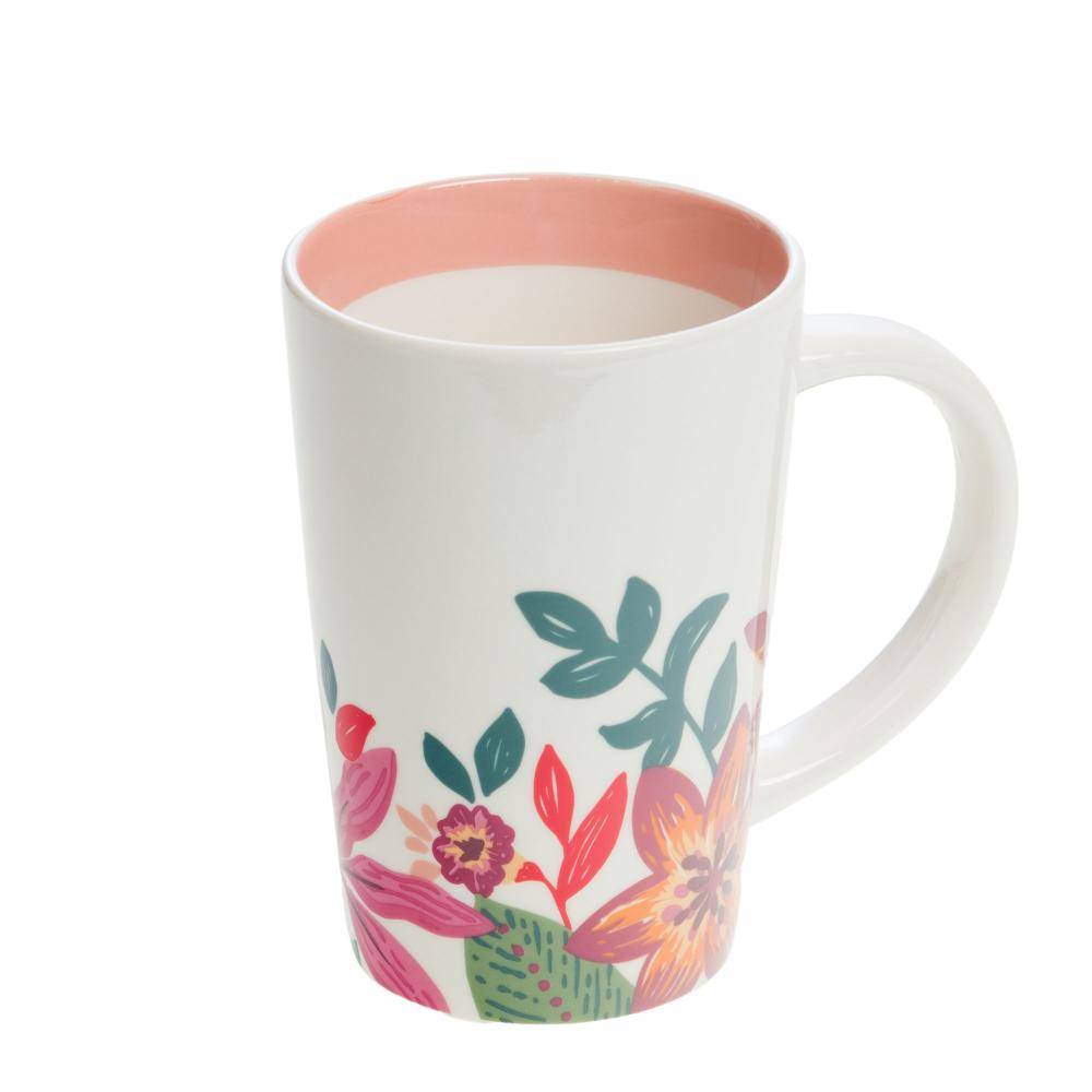 NONAME - Set maxi taza Kamae porcelana decorada L.12.3 cm l.6.3 cm H.8.5 cm 33 cl - Amadeus - Imagen 3