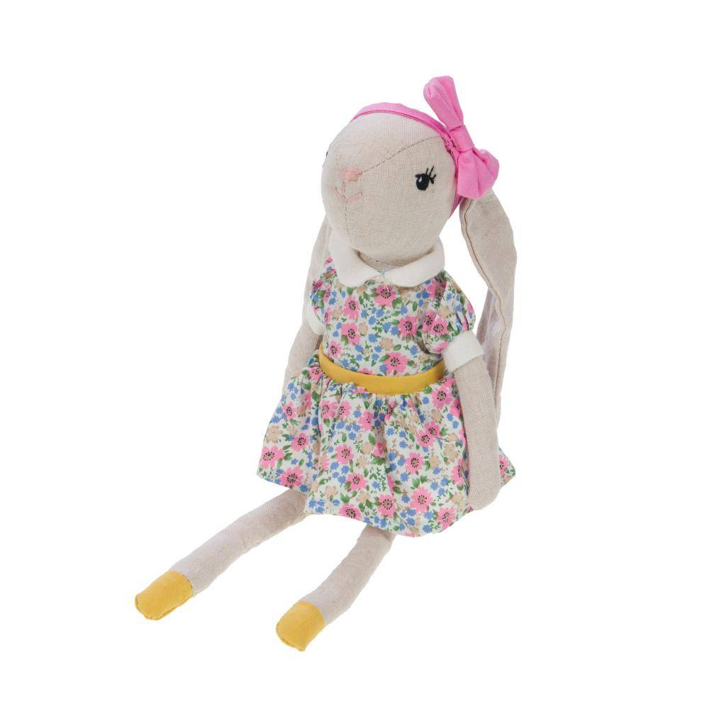 NONAME - Peluche ombeline la lapine polyester multicolore L.33 l.17 H.15 cm - Amadeus les petits - Image 2