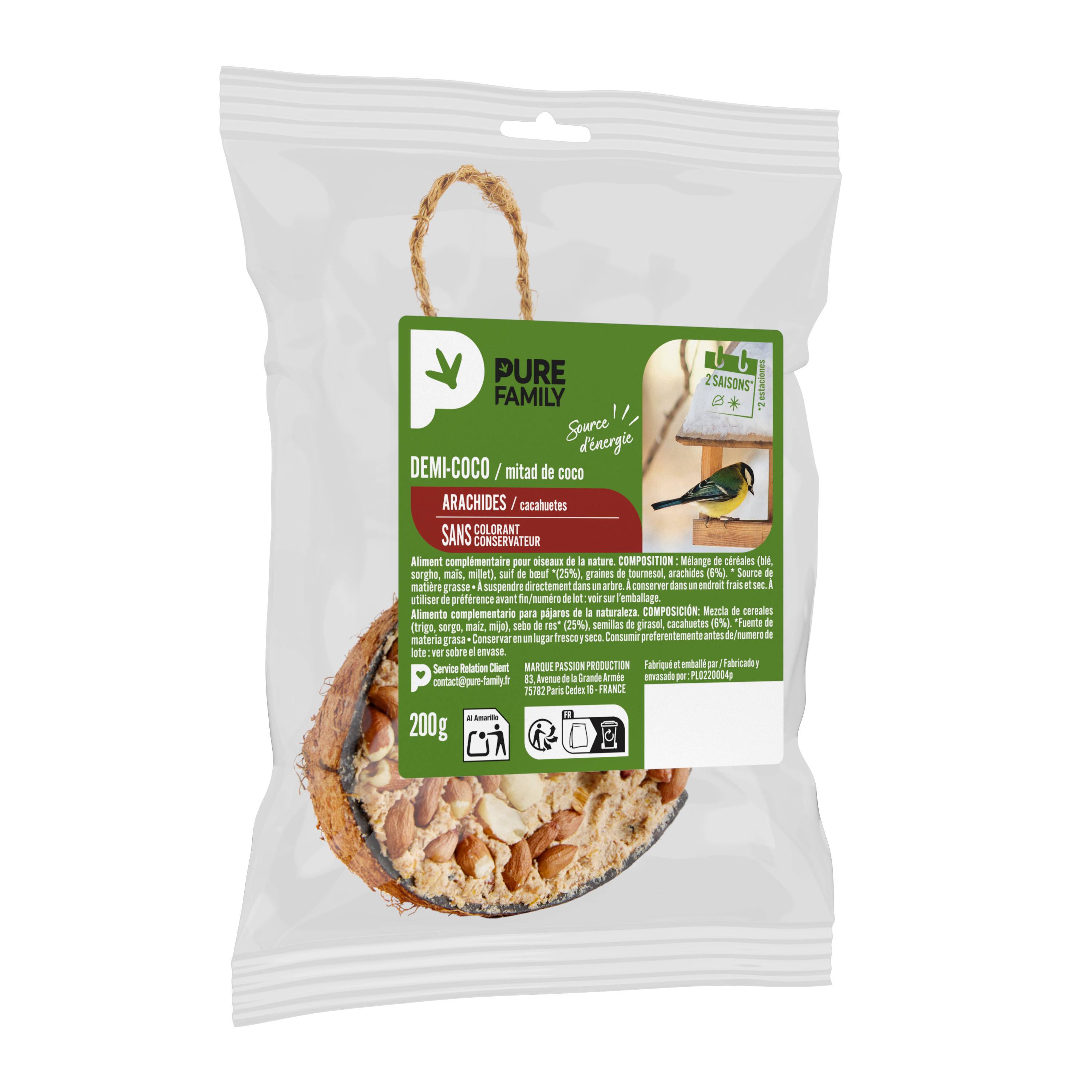 Pure Family - Demi coco Arachide 200 g - PURE FAMILY - Image 6