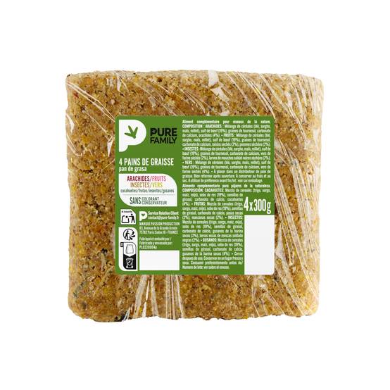 Pure Family - Lot de pain de graisse 300 g x 4 - PURE FAMILY - Image 5