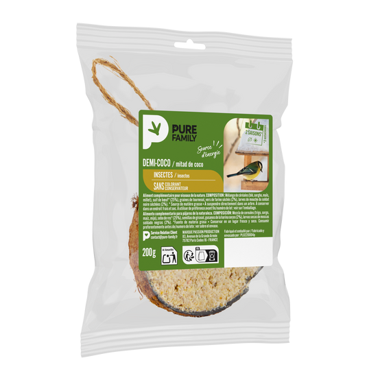 Pure Family - Demi coco Insectes 200 g - PURE FAMILY - Image 2
