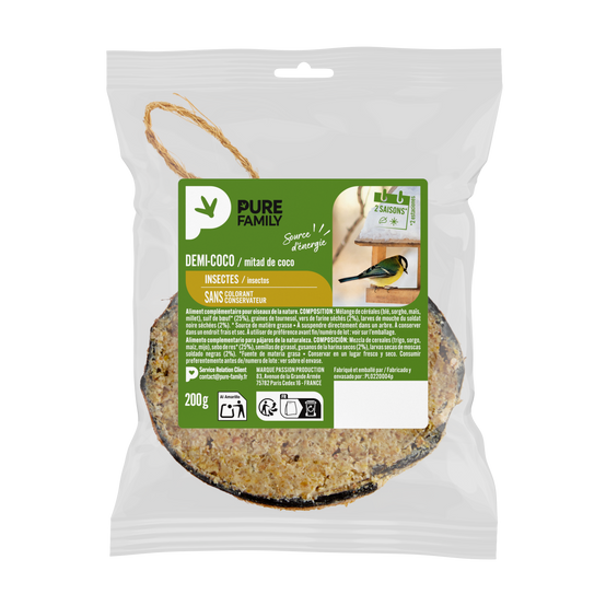Pure Family - Demi coco Insectes 200 g - PURE FAMILY - Image 3