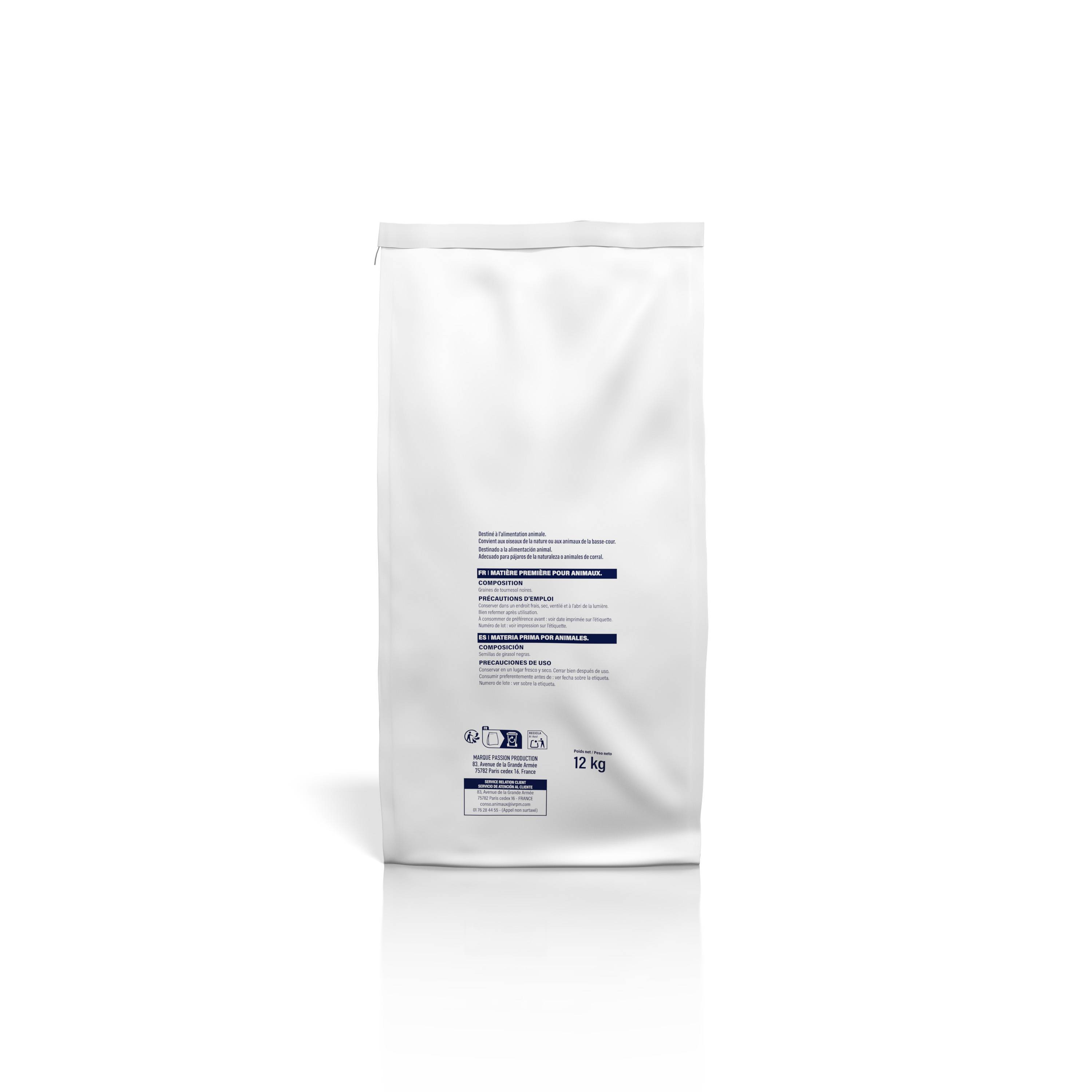 Marque Blanche et Economique - Graines de tournesol noir 12 kg - Imagen 2
