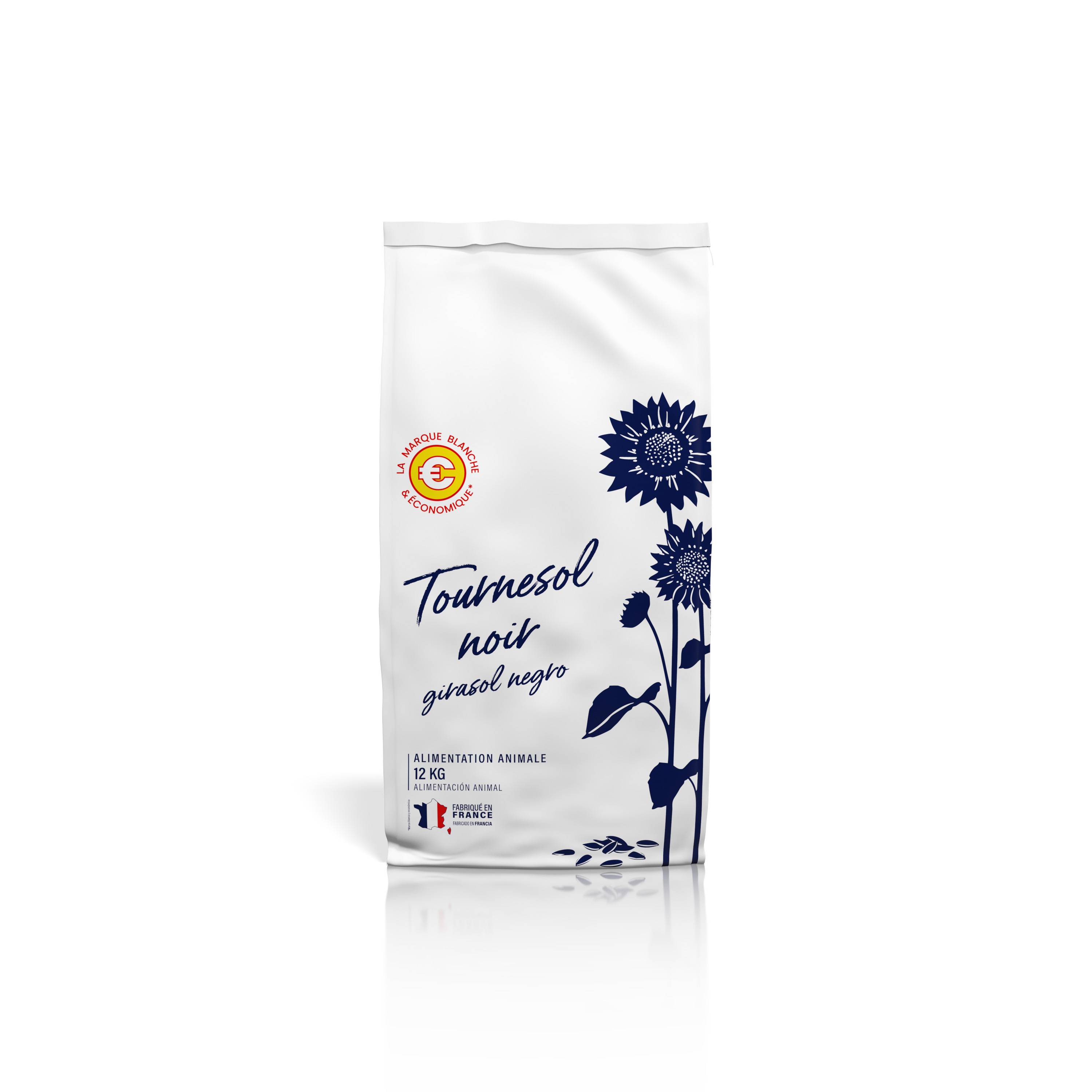 Marque Blanche et Economique - Graines de tournesol noir 12 kg