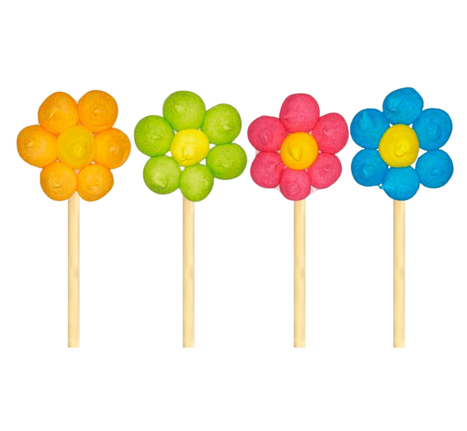 Les Gourmandises de Sophie - Brochette Fleur guimauve 65g - Les Gourmandises de Sophie