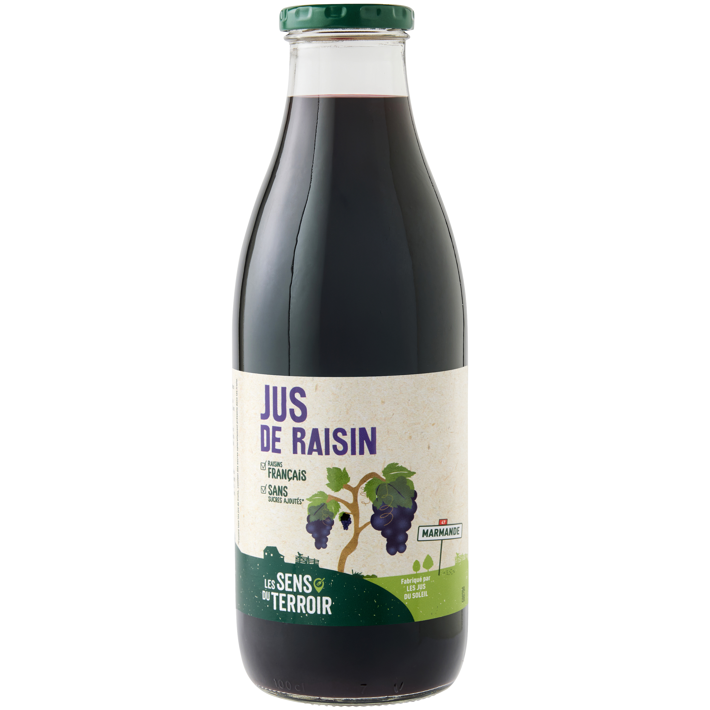 Les Sens du Terroir - Jus de raisin 1 L - Les Sens du Terroir - Imagen 1
