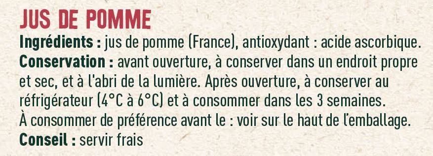 Les Sens du Terroir - Jus de pomme 3 L - Les Sens du Terroir - Imagen 3